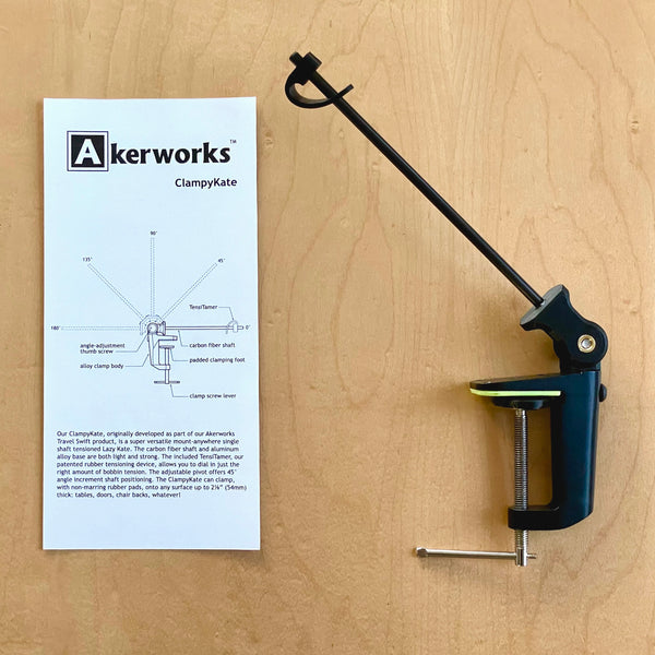 Akerworks Flat-Pack Yarn Caddy & Standard ClampyKate Kit