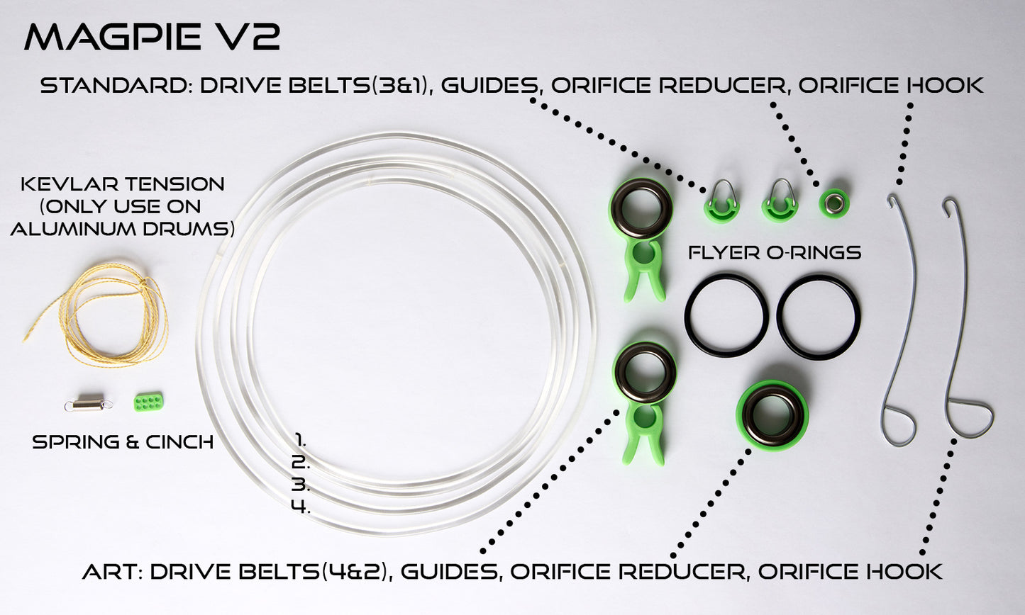 Magpie V2/V2Pro Accessories (Parts Sold Individually NOT A KIT)