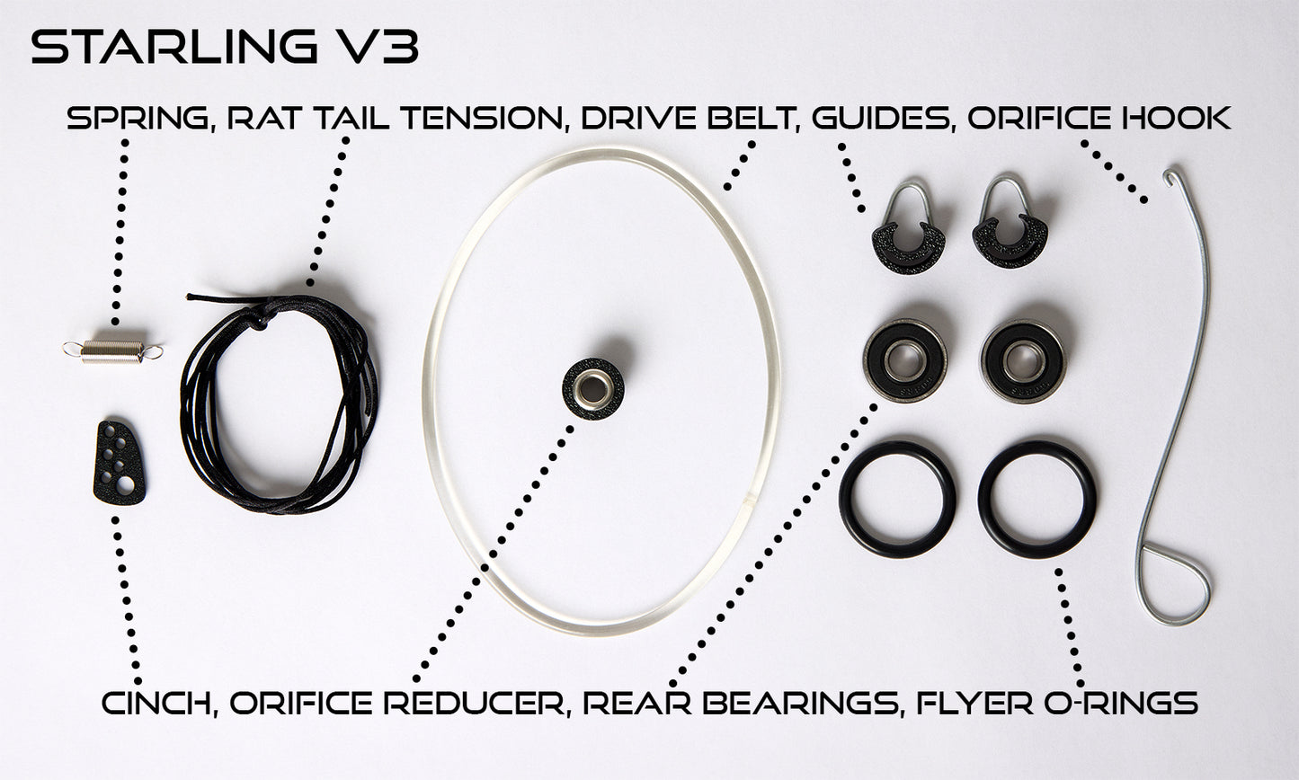 Starling V3/V3FP Accessories (Parts Sold Individually NOT A KIT)
